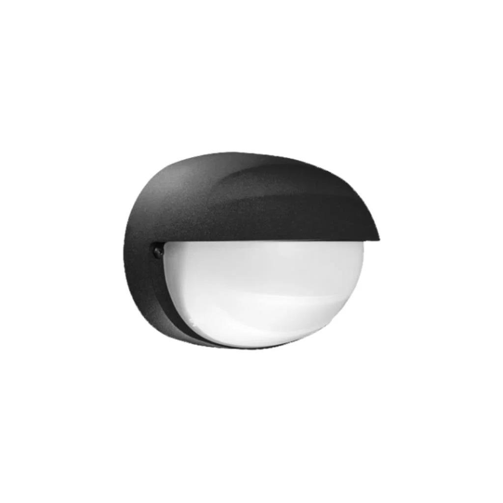 Plafoniera lampada applique LOMBARDO PRIMASK 250, attacco E27, colore decorazione nero, lampadina non inclusa.
