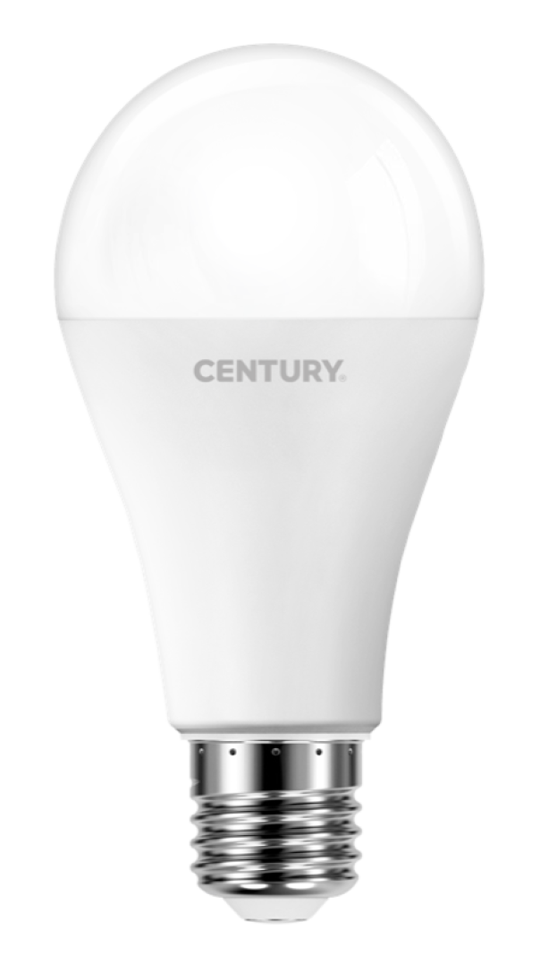 Lampada LED goccia Aria Plus A65 E27 20W 3000K Century ARPD-202730