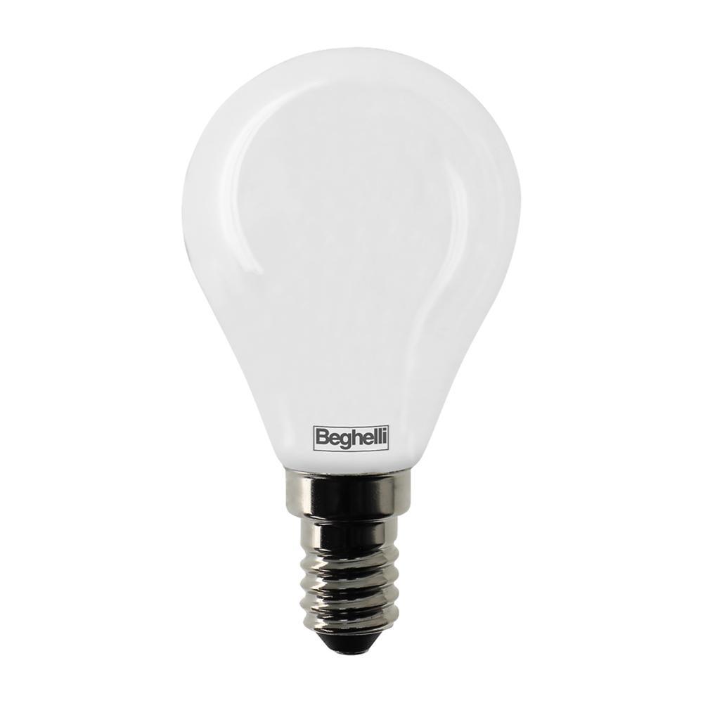 Lampadina LED 5W E14 6500K tuttovetro luce fredda Beghelli 56543