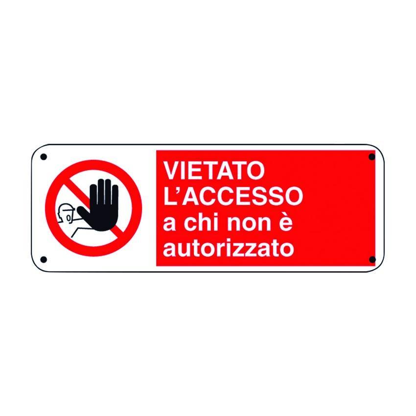 Cartello divieto accesso Ferrari Welcome 040608