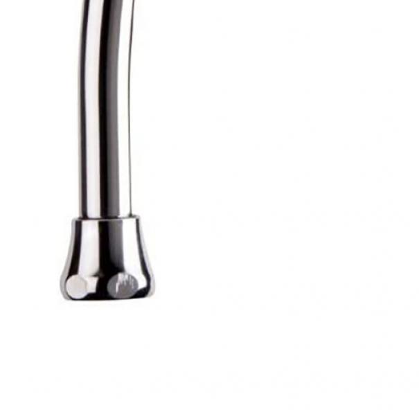 Bocca per rubinetto lavandino o lavello IDROBRIC, a J, diametro 18 mm, 15/1 attacco universale, senza rompigetto