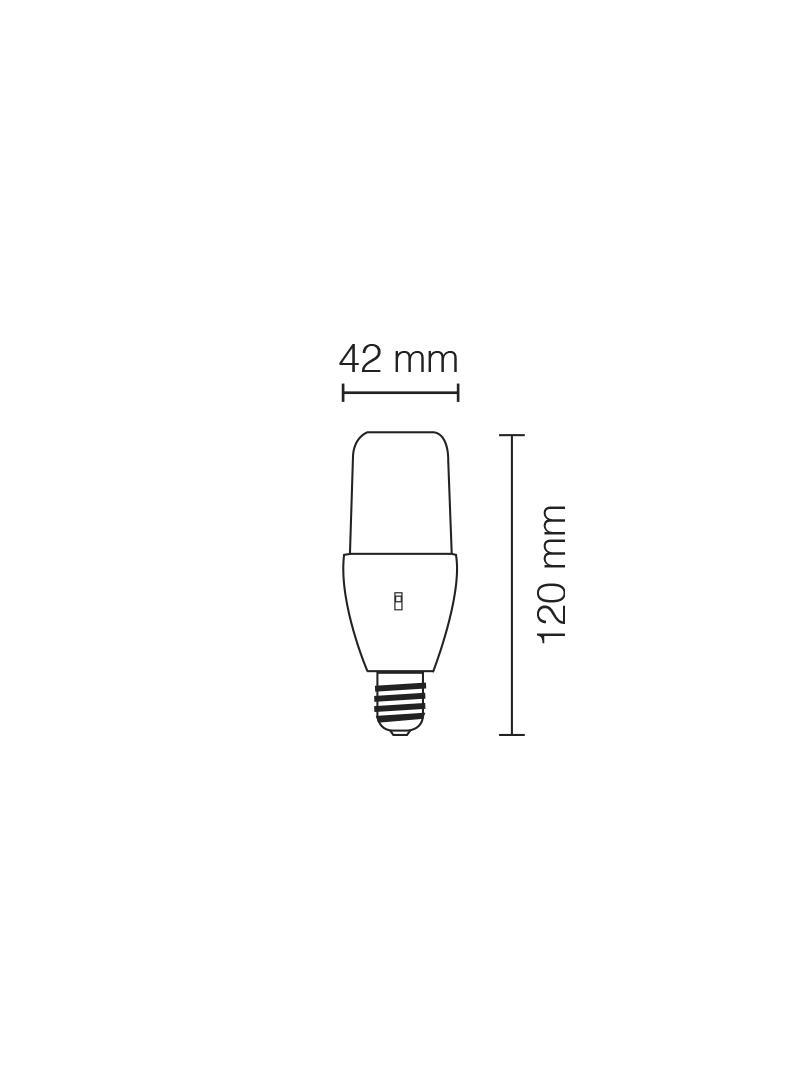 Lampada LED Slim 11W E14 con sistema CAMBIATONO Stone 11071/BNC