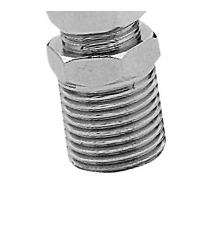 Nipplo completo IDROBRIC, con guarnizione, ranella e anello, misura 1/2x10