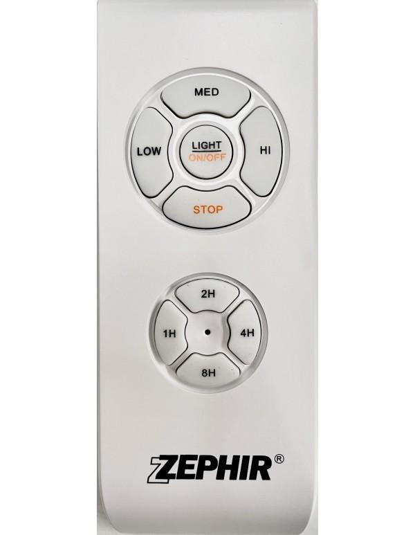 Ventilatore da soffitto 120cm con luce LED 18W e telecomando Zephir ZFL45B