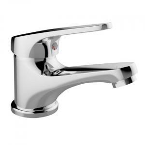 Rubinetto miscelatore lavabo idrobric serie mia cromato per lavandino bagno, idb scarub0723cr