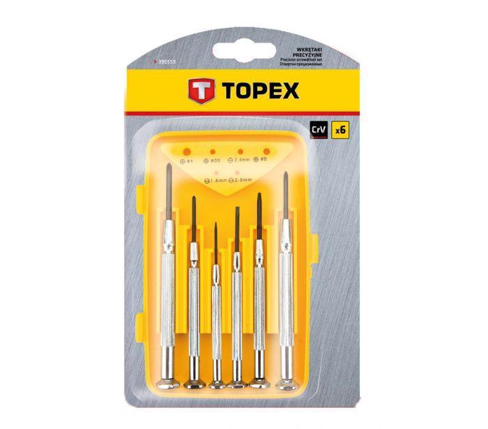 Set cacciaviti di precisione TOPEX, 6 pezzi