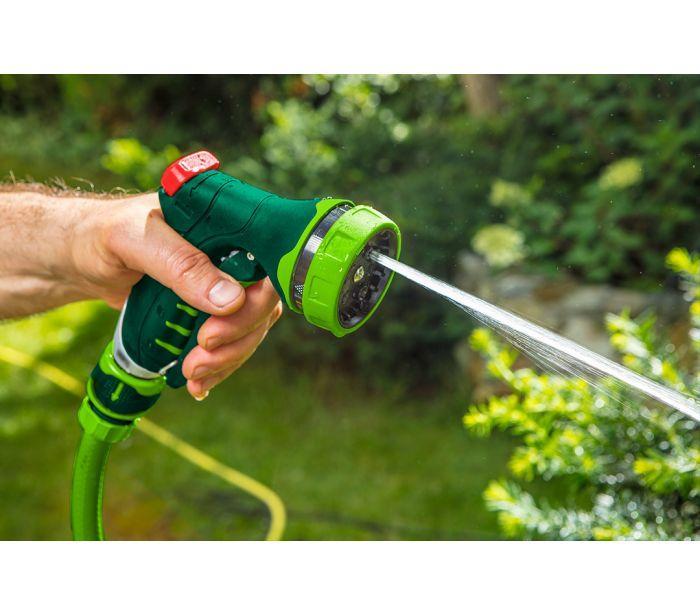 Irrigatore a pistola per giardino VERTO a 7 funzioni