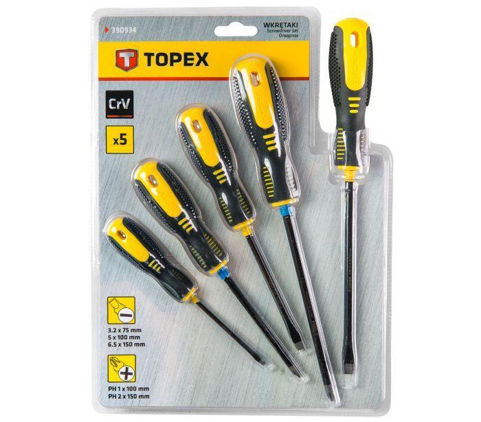 Set di Cacciaviti TOPEX - 5 pezzi