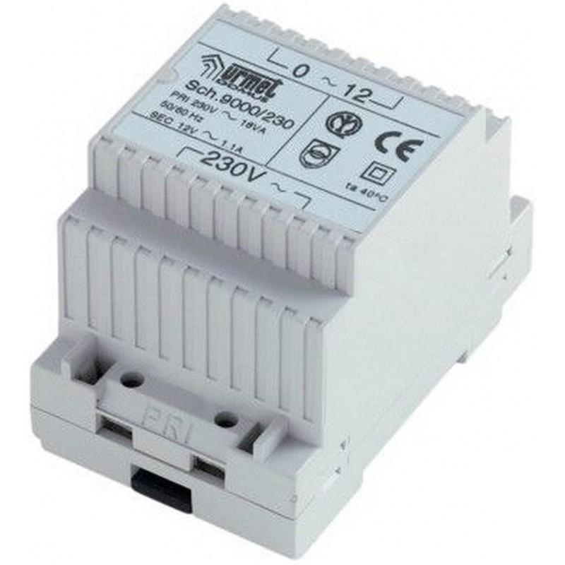 Trasformatore 12V - 230V/18VA URMET 9000/230 per citofoni tradizionali