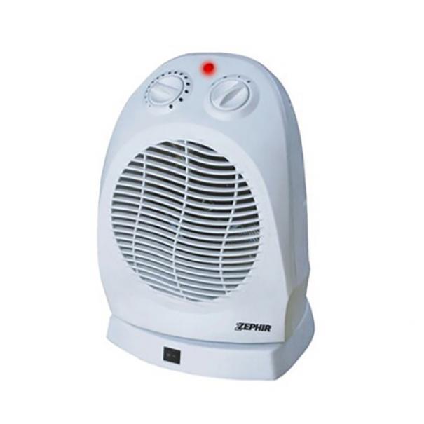 Stufa elettrica termoventilatore oscillante ZEPHIR ZTRM6, 2000w, bianca