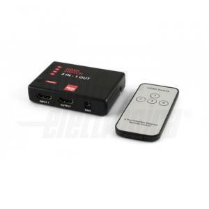 Switch hdmi commutatore  ct221/3, 4 in 1 out con telecomando. alp ct211/6