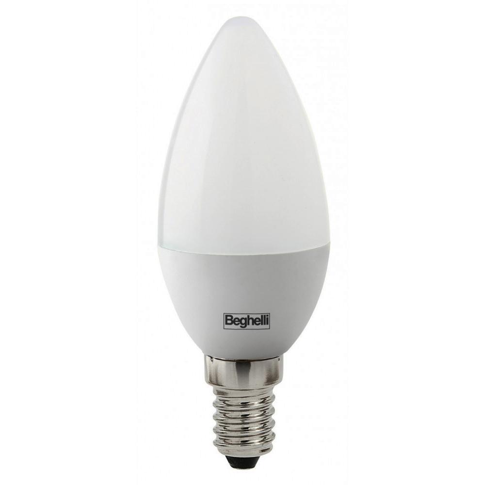 Lampadina LED BEGHELLI OLIVA, 7W, E14, 700 lm, luce naturale 4000K, bianca