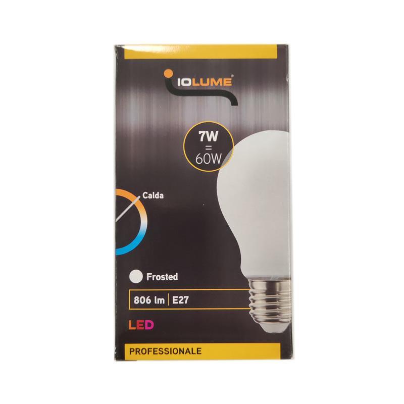 Lampadina a LED E27 IOLUME 7W, 3000K, 806 lm, luce calda