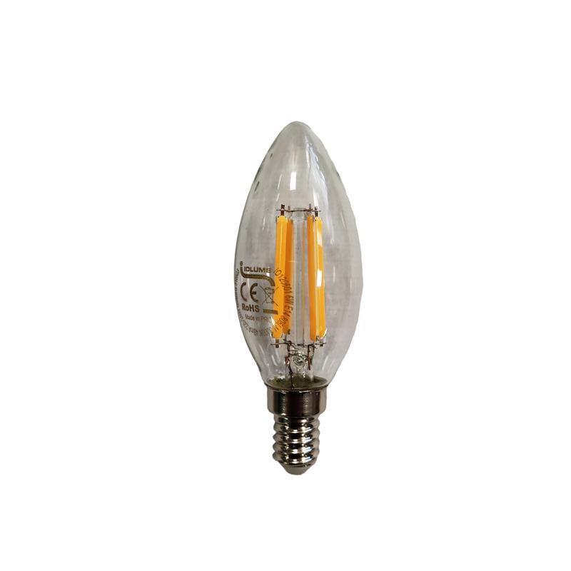 Lampadina a LED E14 IOLUME 6W, 3000K, 806 lm, luce calda