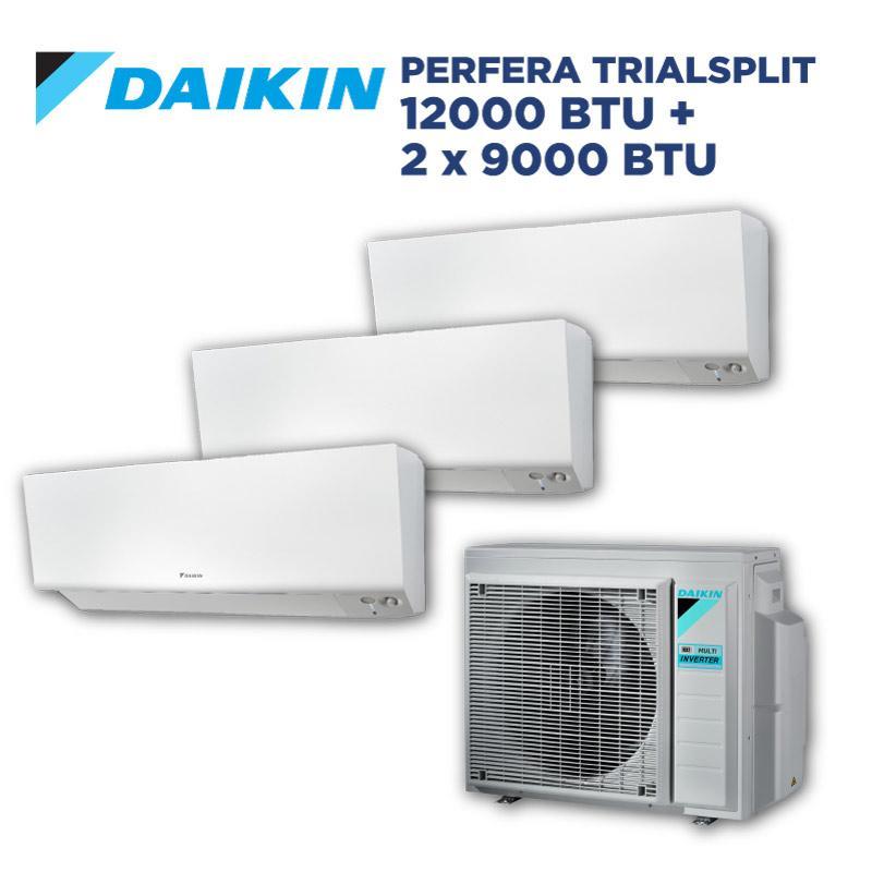 Condizionatore Daikin Perfera 12000+9000+9000 BTU trial split Wi-Fi A+++ 3MXM52A + FTXM35A + FTXM25A + FTXM25A