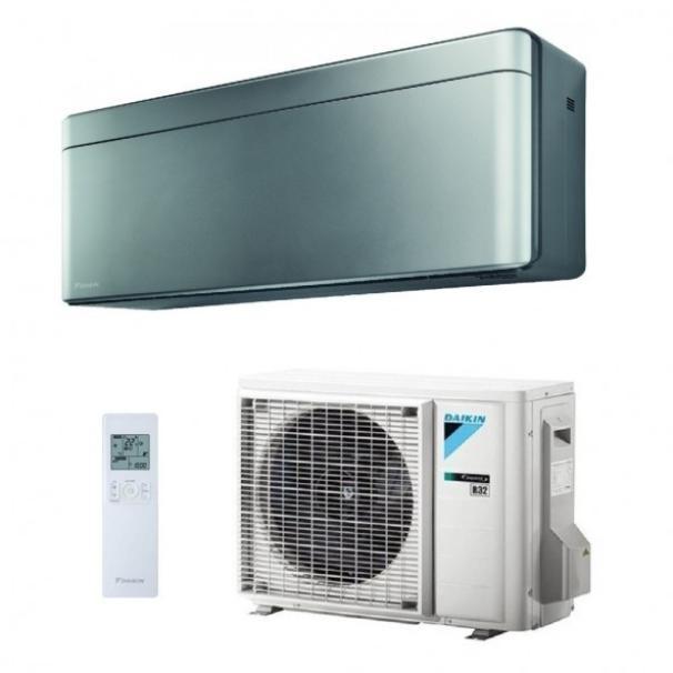 Condizionatore Daikin Stylish Silver 9000 BTU monosplit Wi-Fi A+++ FTXA25BS + RXA25A