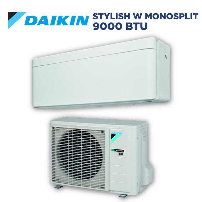 Condizionatore Daikin Stylish White 9000 BTU monosplit Wi-Fi A+++ FTXA25CW + RXA25A