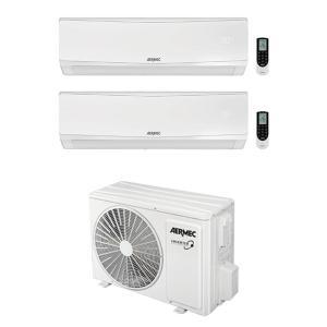 Kit condizionatore dual split , unità esterna + 2 unità interne, 9000+9000 btu, mpg420 + n°2 spg250w