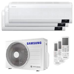 Kit condizionatore 9000+9000+9000 btu trial split  windfree, unità esterna + 3 unità interne,  aj052txj3kg/u + n°3  ar09txeaawkneu