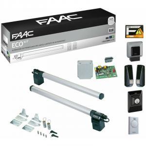 Kit automazione motore cancello a battente  eco kit 230v green, faa 105632445