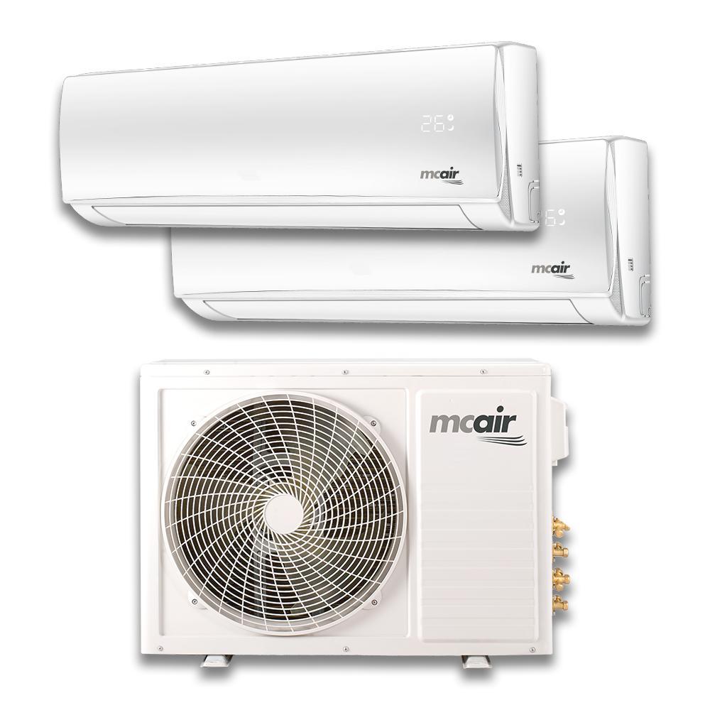 Condizionatore Mcair Iris 12000+9000 BTU dual split Wi-Fi A+++ MADUAL0912 + MA9032UIM + MA1232UIM