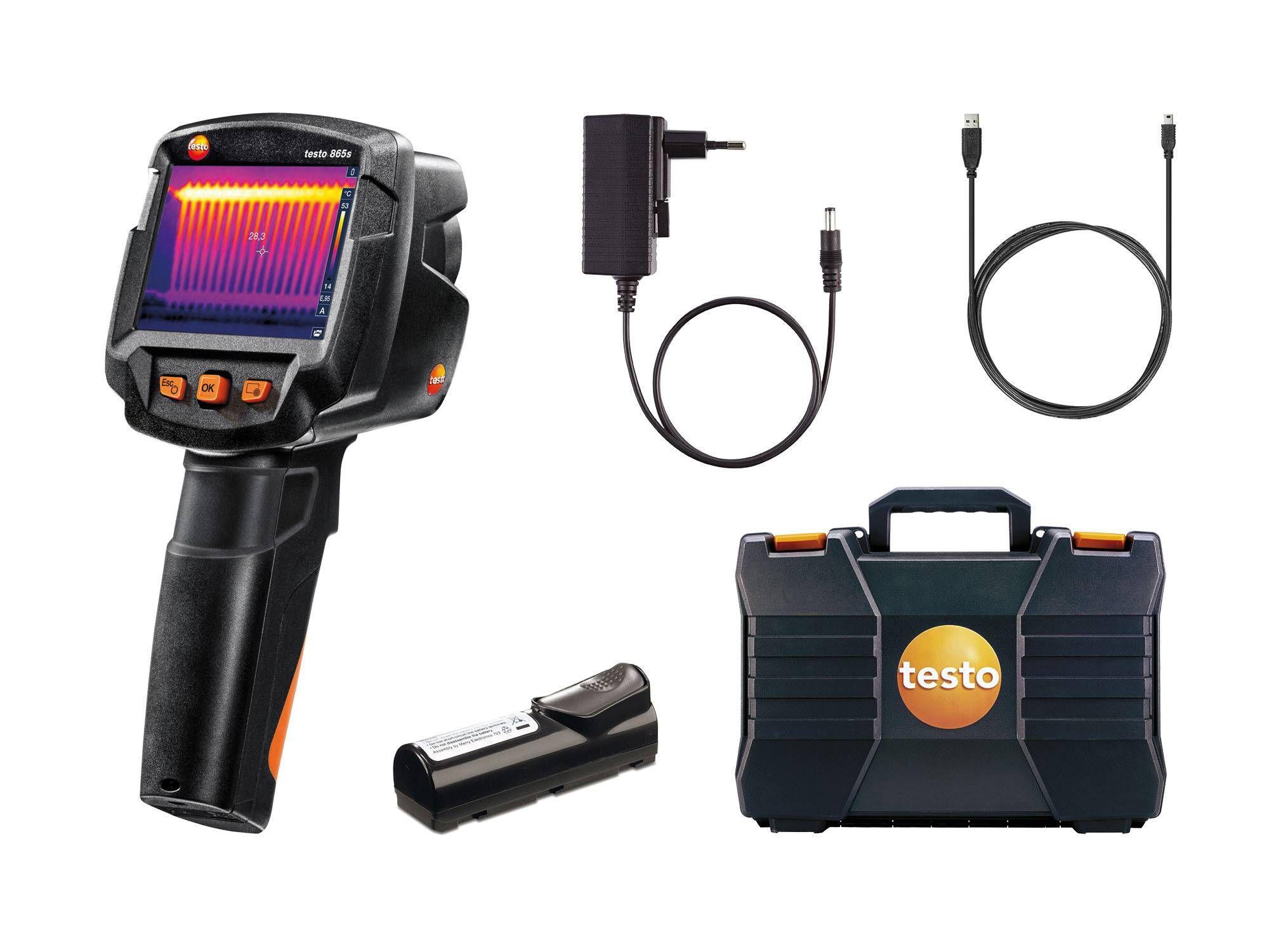 Termocamera professionale TESTO 865 kit,120mK,160x120 px