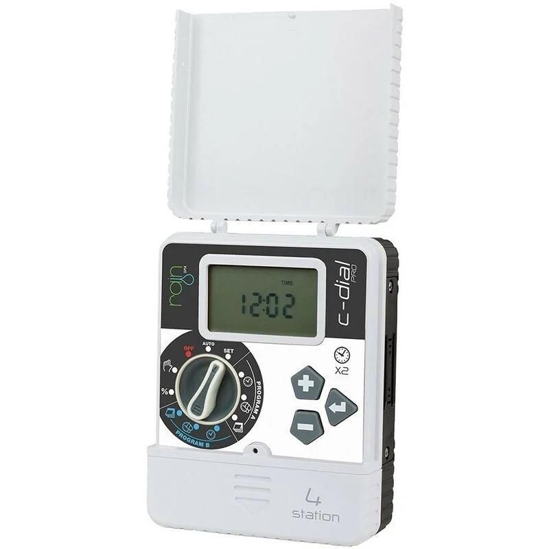 Centralina programmatore irrigazione RAIN C-DIAL 4 ZONE 24VAC, INDOOR, da interno