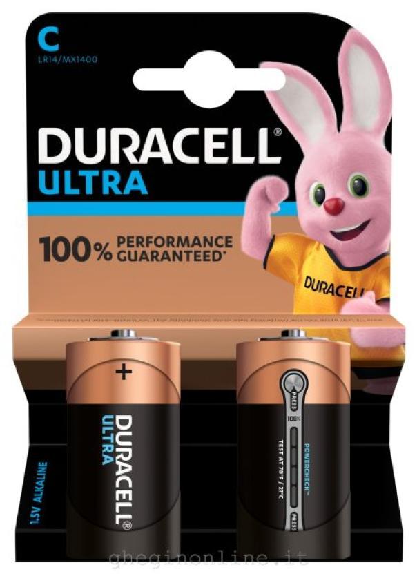 Duracell ultra mezzatorcia C B2, MN1400, CFG DU0022