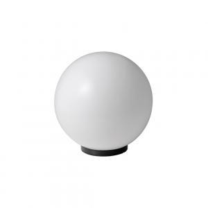 Diffusore a sfera per lampione lampioncino giardino  sfera acrilico base normale, diametro 300 mm, colore bianco. mao 1080301b