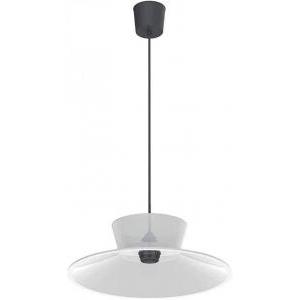 Lampada da sospensione soffitto  vintage 35, attacco e27, colore paralume bianco, lampadina non inclusa, lom lb1110013