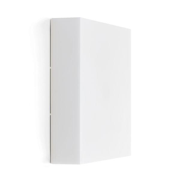 Lampada applique LED LOMBARDO ART 250 SEMIOPALE, 20W, 2200 lumen, colore luce bianca naturale 4000K, colore decorazione bianco. 