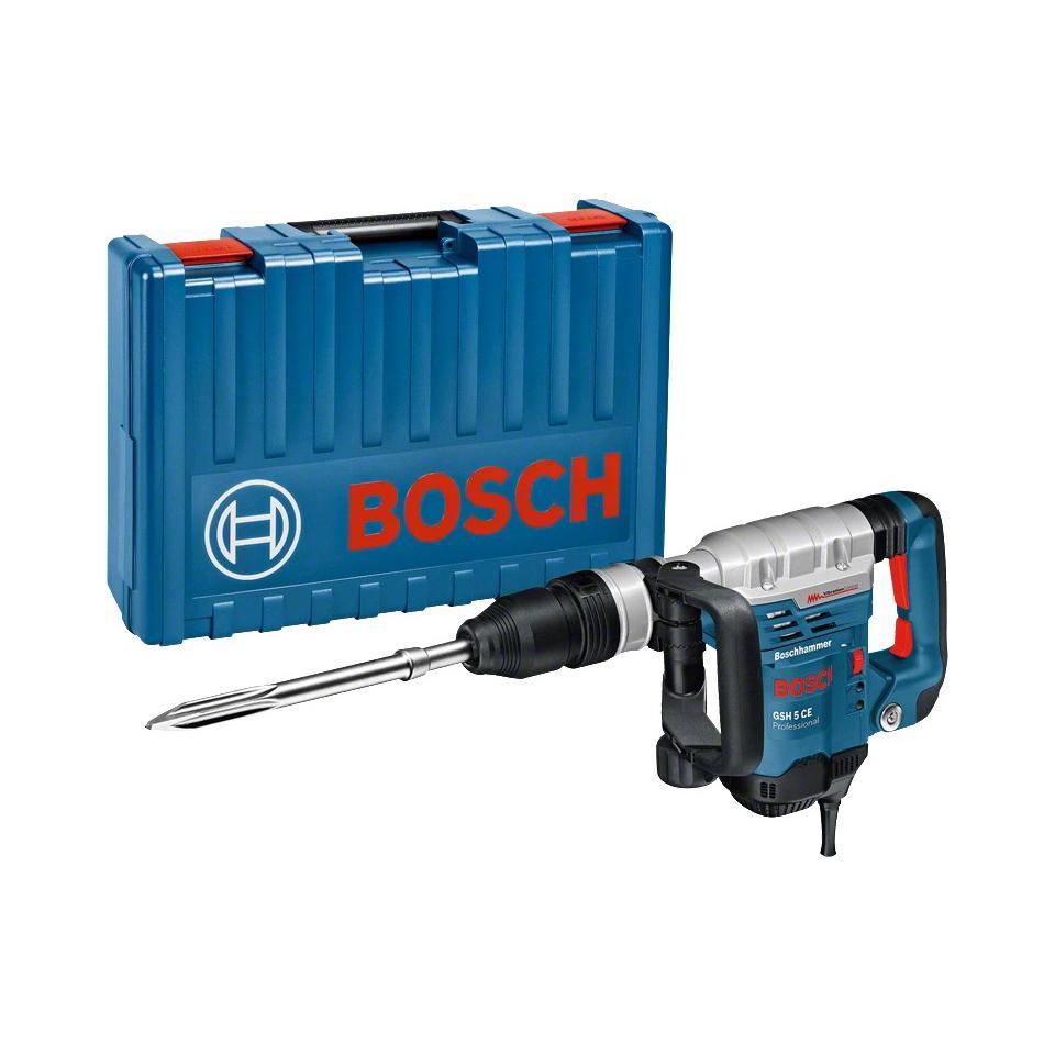 Martello demolitore BOSCH GSH5 CE PROFESSIONAL, con attacco SDS MAX