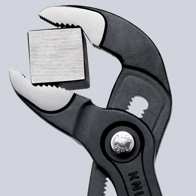 Pinza regolabile professionale KNIPEX COBRA 87 01 180, in acciaio al cromo-vanadio, 180mm.