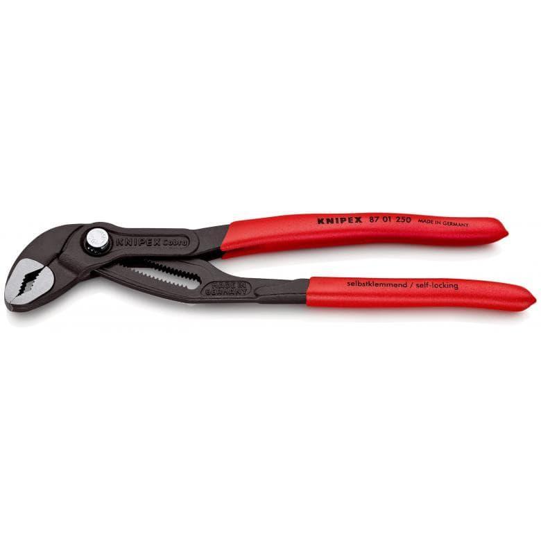 Pinza regolabile professionale KNIPEX COBRA 87 01 250, in acciaio al cromo-vanadio, 250mm.