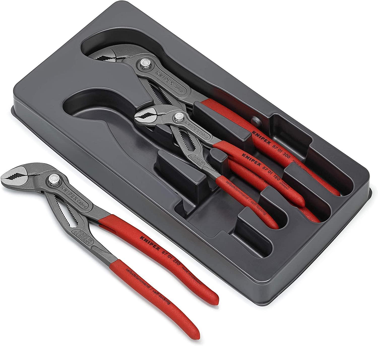 Pinza regolabile Set 3 pezzi KNIPEX COBRA