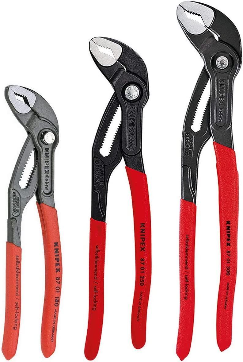 Pinza regolabile Set 3 pezzi KNIPEX COBRA