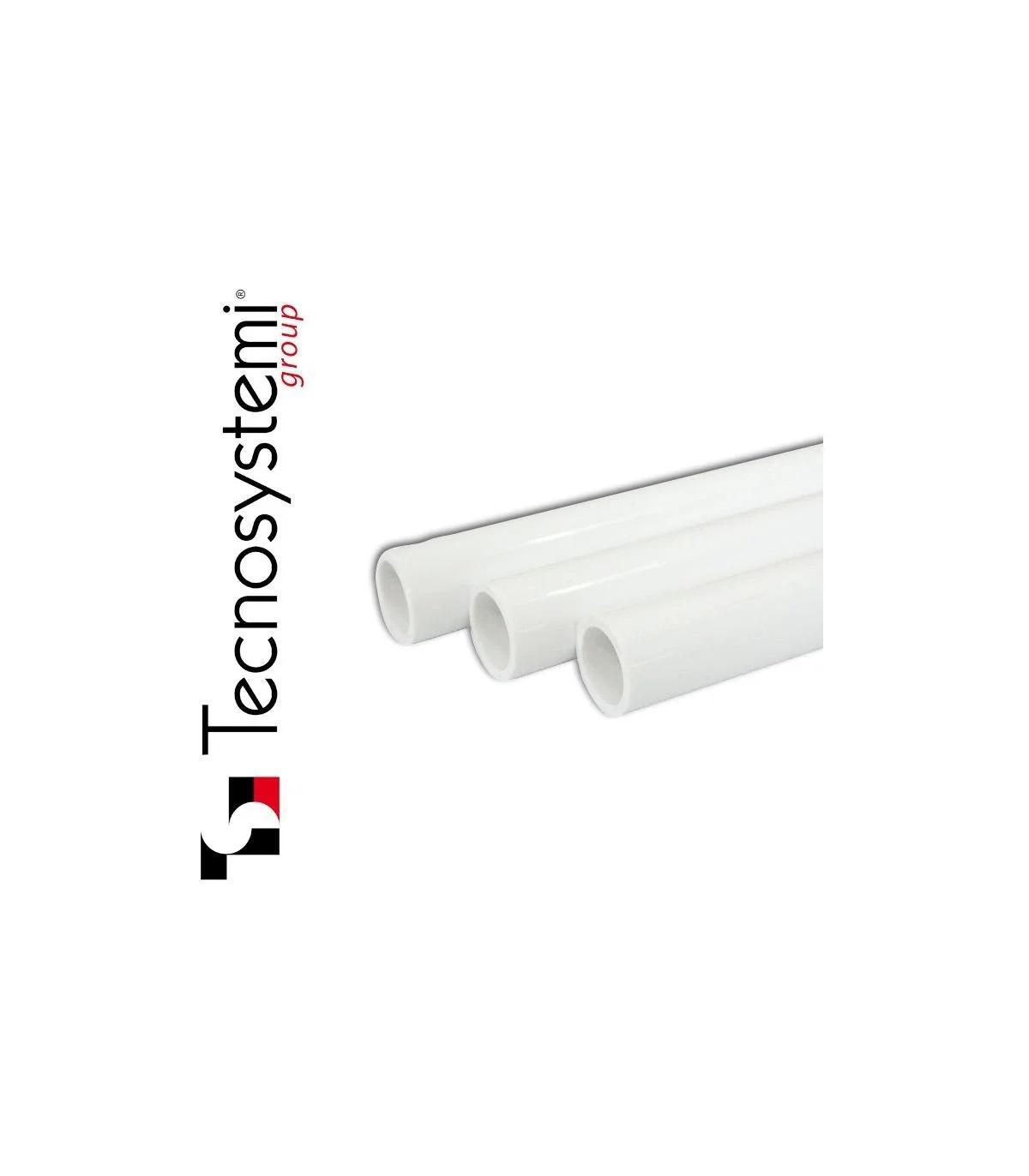 Tubo scarico condensa rigido TECNOSYSTEMI TCR-21, 2 mt, bianco, TEC 11126324