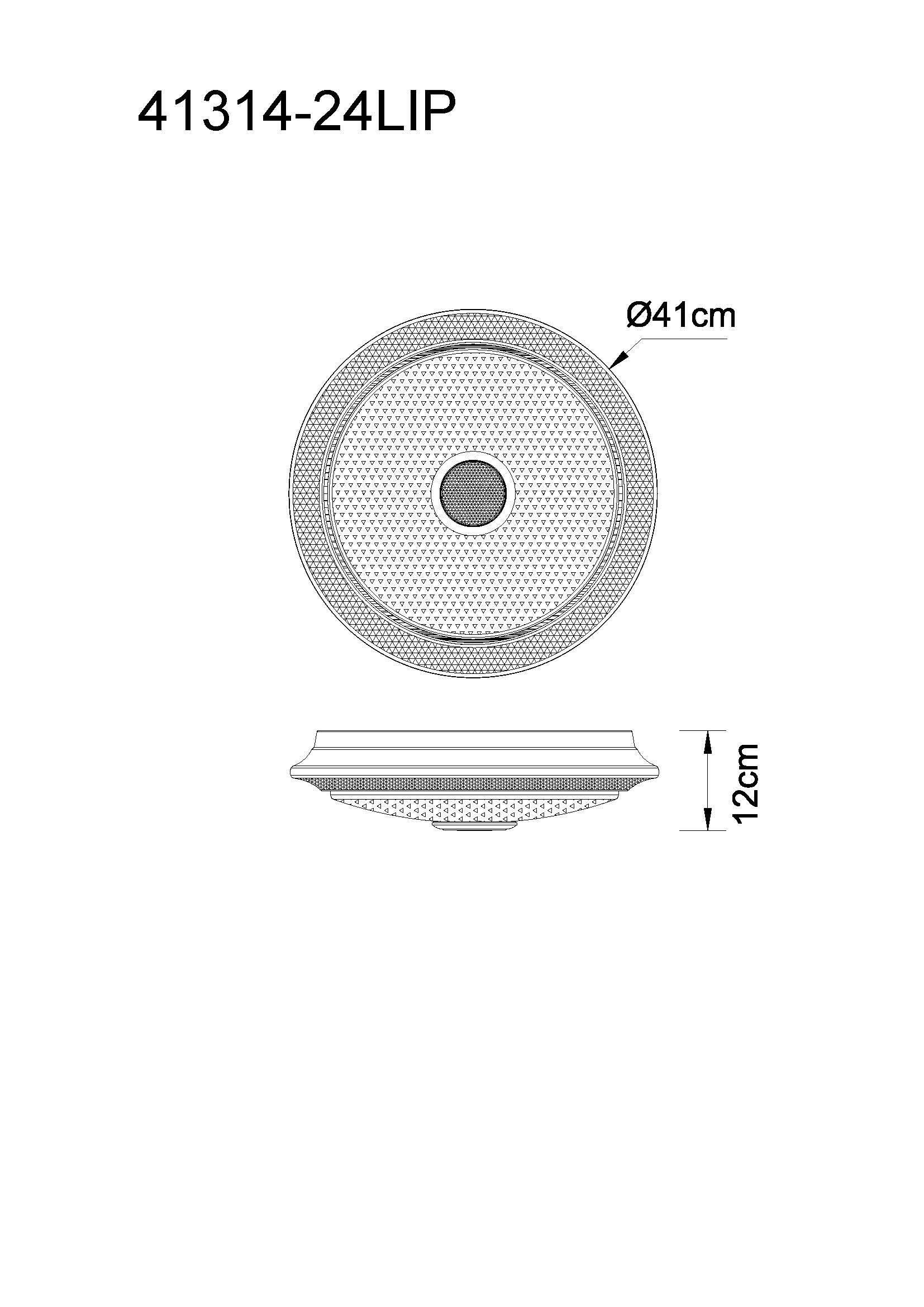 Lampada plafoniera SMART con cassa audio bluetooth integrata, calore e intensitu00e0 luce regolabile, GLOBO RONJA, GLB 41314-24LIP.