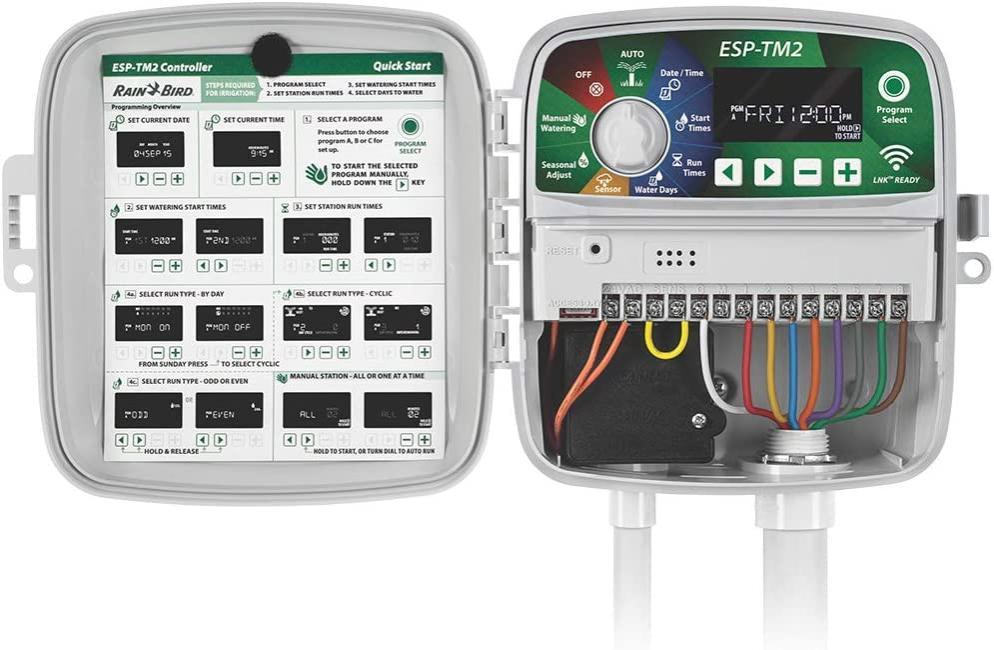 Centralina programmatore di irrigazione RAIN BIRD ESP-TM2, 12 zone, da interno o esterno, GAR 890393