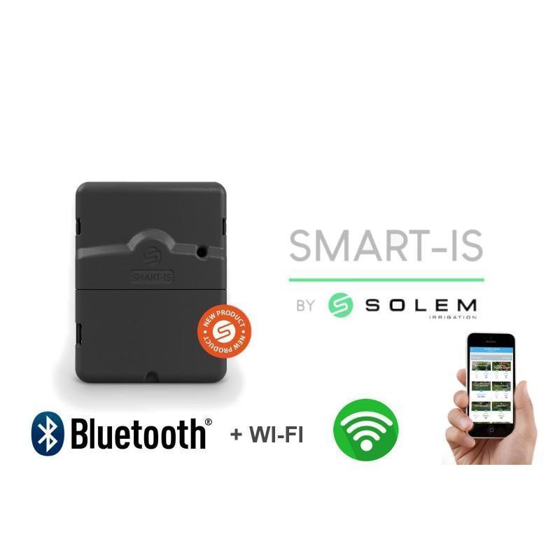 Centralina programmatore di irrigazione SOLEM SMART-IS-12 con funzione Bluetooth e WiFi, 12 stazioni, trasformatore esterno. GAR 967072