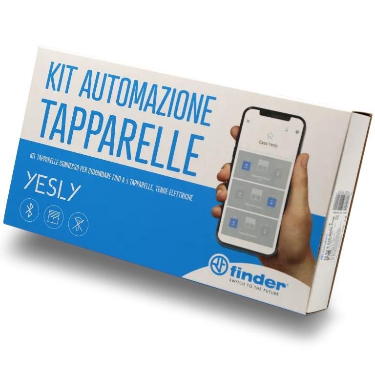 KIT automazione tapparelle smart FINDER YESLI, 5 attuatori, FIN 13S28230B000POA