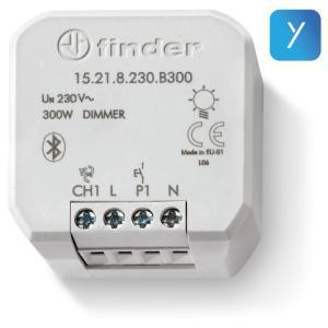 Dimmer a incasso connesso per sistemi domotici  yesli, 300w, fin 15218230b300.