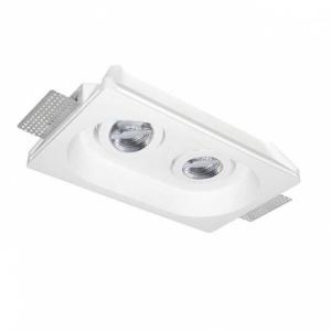 Faretto da incasso a soffitto  ges technical, diametro 155 mm, portalampada gu5.3 max 50w, lampadina non inclusa, colore bianco, led 90-1809-14-00.