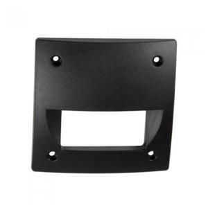 Placca per telaio incasso luce segnapassi  basic 05, quadrata semicoperta, colore nero, led 71-9588-z5-z5