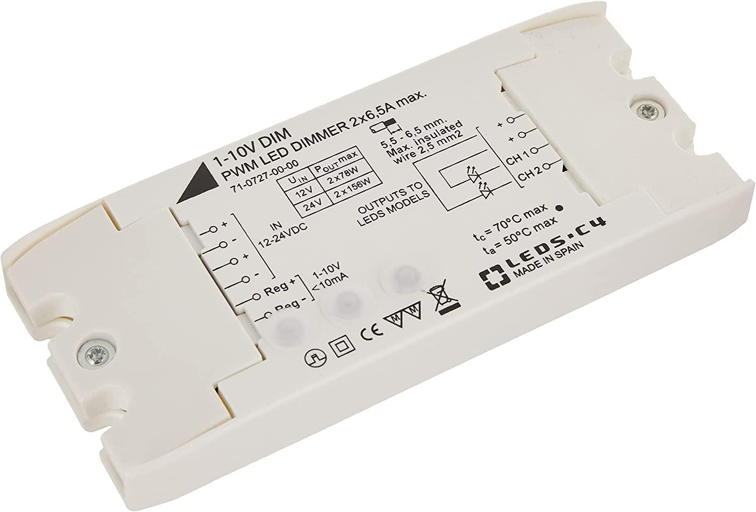 Trasformatore dimmer per luci led LEDS C4 71-0727-00-00, 1-10V / 60-120W / 12-24V.