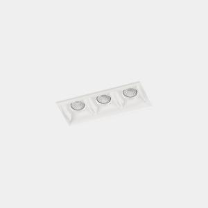 Faretto led da soffitto  bento standard, 3 luci, trimless, 6w, led 90-6164-14-14