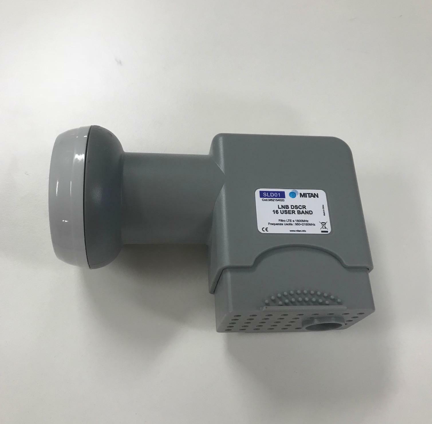 Illuminatore per parabola satellite MITAN SLD01 - LNB dSCR, 1 uscita, 16 utenti