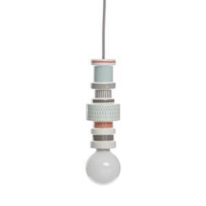 Lampadario a sospensione o appoggio  moresque, ø 8 cm, h 20 cm, in porcellana, slt 07094