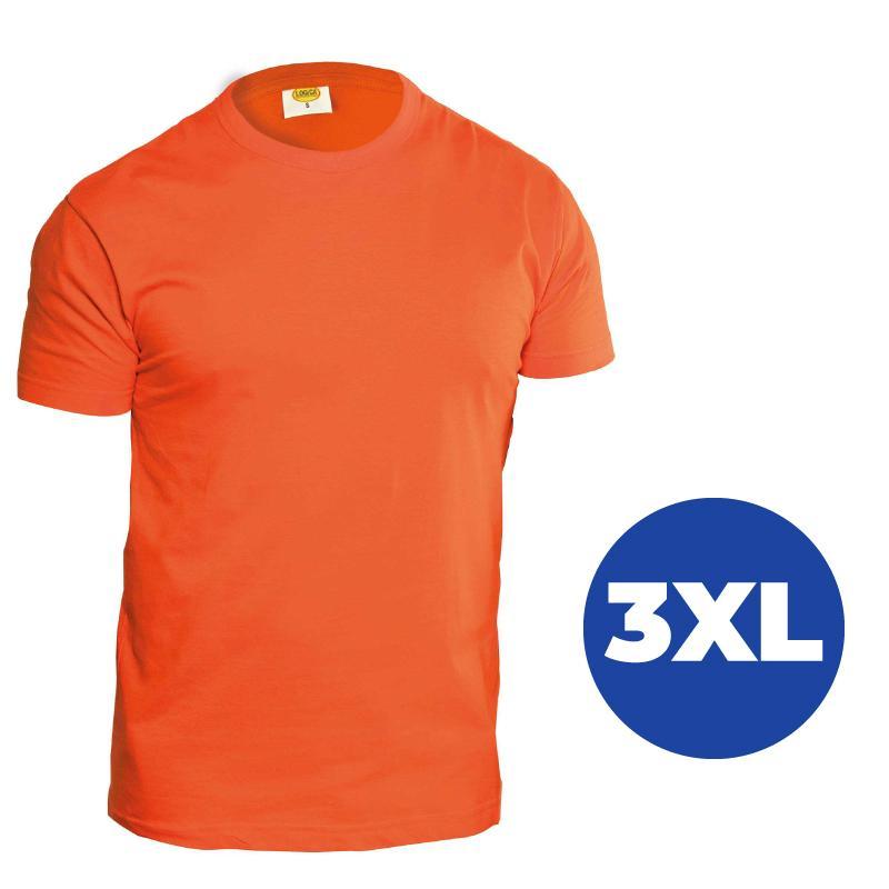 Maglia da lavoro T-SHIRT LOGICA 895ET, cotone, taglia XXXL, color arancio