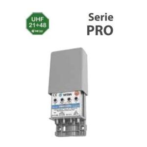 Amplificatore segnale tv o satellite da palo  mku233g, 2 ingressi 3 uscite, 34r 5g, mit m58332305